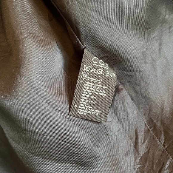 COS, 36R, Shell 100% Cotton, Lining 100% Rayon - Picture 6 of 7